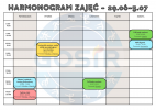HARMONOGRAM ZAJĘĆ 29.06-05.07