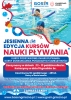 OD 21 WRZEŚNIA BR. RUSZAJĄ ZAPISY NA WEEKENDOWE KURSY PŁYWANIA !