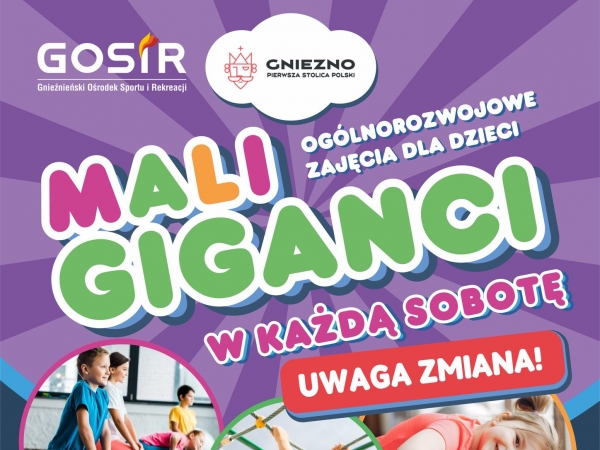 W okresie wakacyjnym następuje zmiana organizacji zajęć. W soboty zajęcia będą odbywać...