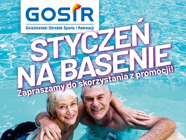 Gnieźnieński Ośrodek Sportu i Rekreacji zaprasza na styczniowe promocje na naszym basenie.